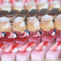 デザートビュッフェ時のケーキ