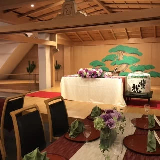 席に座って撮影した様子です
