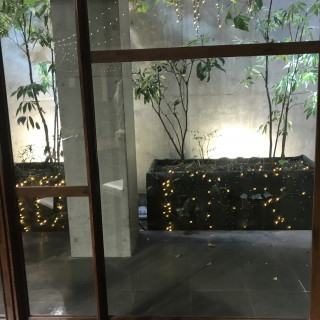 披露宴会場外側です。解放感があります