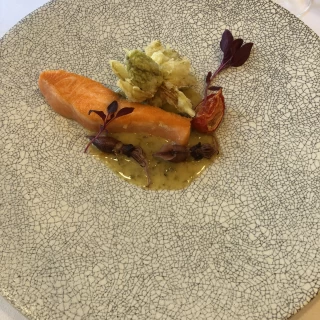 メインの魚料理
