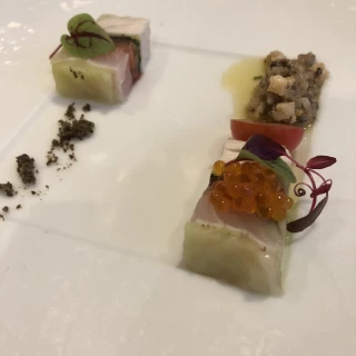 一つ一つお洒落に盛り付けされています