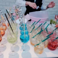 ウェルカムドリンクもお洒落