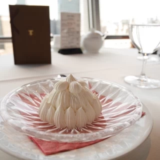 試食の料理