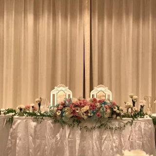 メインテーブルの様子