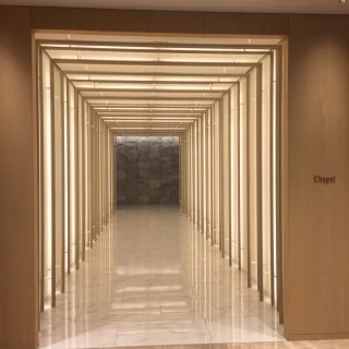 チャペルに行くまでの道