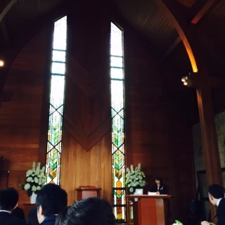 天井が高く解放感がありました
