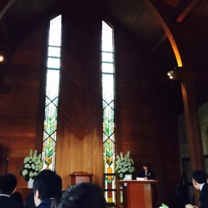 天井が高く解放感がありました|526554さんの神戸フルーツフラワーパーク ブライズハウスの写真(1100591)