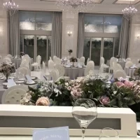 高砂席からの眺めと女優ライト（パリ）