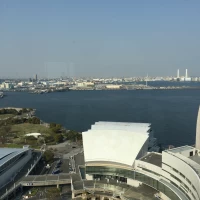 会場からの景色