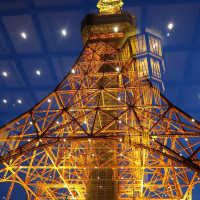 披露宴会場から眺める東京タワー(夜景)