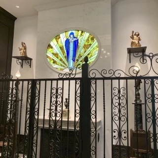 会場に向かう途中