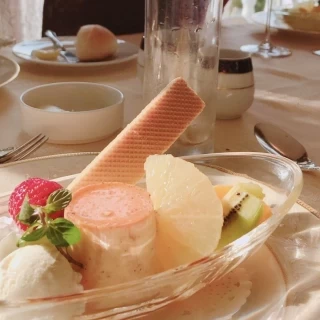 プリンアラモード