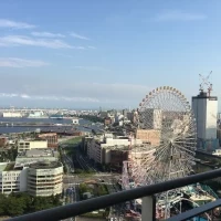 披露宴会場から見える景色