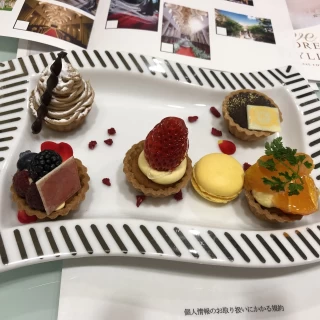 試食会 ウェルカムスイーツ