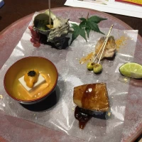 試食4品。素材の美味しさが感じられました。