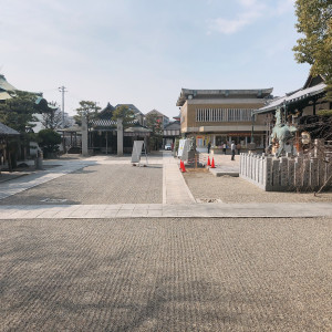 参進の儀を行う場所(披露宴会場から見た風景)|527836さんの播磨国総社（清交倶楽部総社店）の写真(798190)