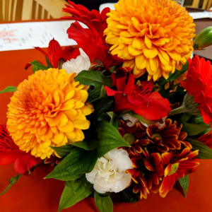 会食テーブル装花|527997さんのChapel Kagura（チャペル神楽）の写真(757564)