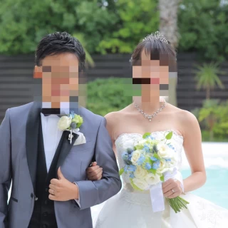 プールがバックにあるので映える