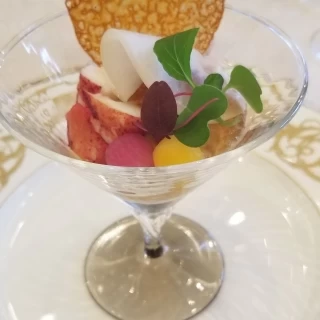 オマール海老、前菜！