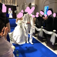 新婦新郎退場