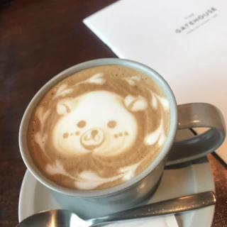 ラテアート可愛い