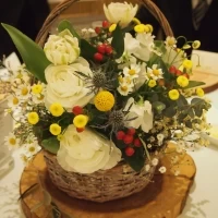 ゲスト席の装花