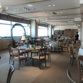 披露宴会場からの景色も最高です。