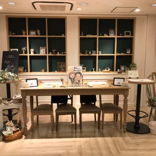 受付は自由に装飾できますよ！