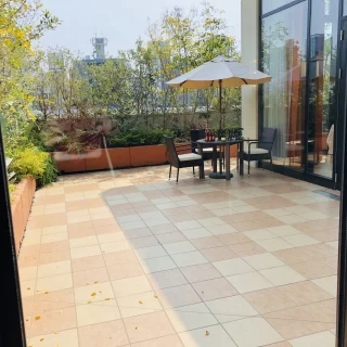 メキシコのお部屋の小さなテラス
