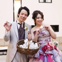 プチギフトをゲストに。