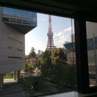 フロアから東京タワー