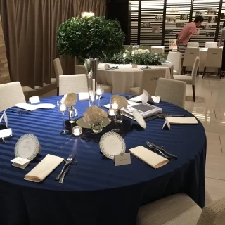 試食会の際のテーブルコーディネートの見本です。