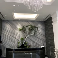 メイン扉を開いたところに広がるロビー。スタイリッシュです。