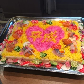 ちらし寿司ケーキ