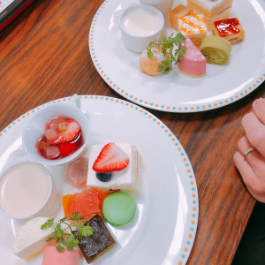 終了後に控え室で食べました|529038さんのクオーリ クオーリ   〈エルフラットグループ〉の写真(756205)