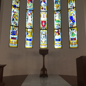 ステンドグラスが印象的|529079さんのセントポーリア教会 シャルム・ド・ナチュール（営業終了）の写真(761840)