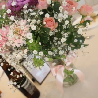 テーブルのお花