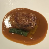 温前菜のフォアグラはとても人気があるメニューだそうです。