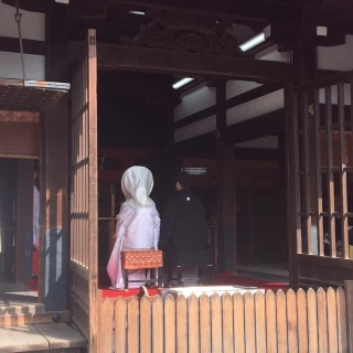 第一本宮での挙式は忘れられない思い出です