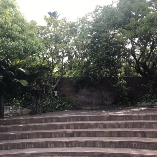 どこかヨーロッパ風の公園のようでした