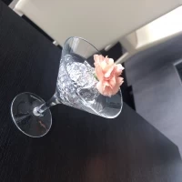 カフェに置かれたお花もおしゃれに