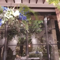 天井にも装花をすることが可能です。