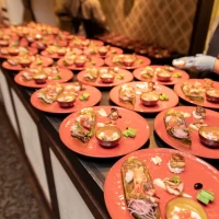 提供前のお料理