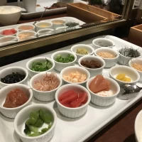 披露宴後に控え室でお茶漬けをいただきました