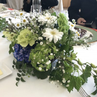 各テーブルの花