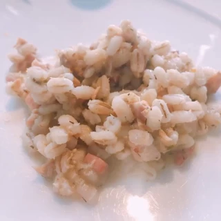 リゾットは一粒一粒が大きかったです