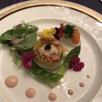 見た目に美しいお料理
