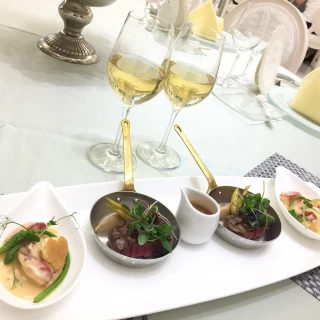 試食も季節の食材が使われていて美味しかったです。