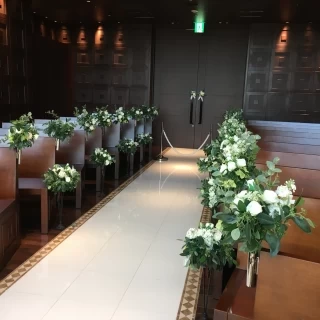 新郎新婦から見たチャペル