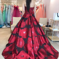 赤×黒のドレス